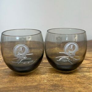 Washington Redskins NFL Low Ball Glasses  set‎ of 2